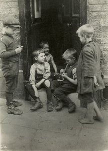 Pobreza infantil, Londres de English Photographer