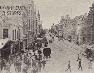 Collins Street, Melbourne de English Photographer
