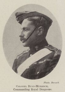 Coronel Burn-Murdoch, comandando Royal Dragoons de English Photographer