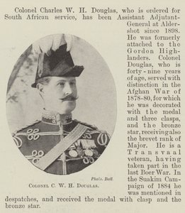 Coronel CWH Douglas de English Photographer