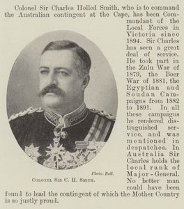 Coronel Sir CH Smith de English Photographer