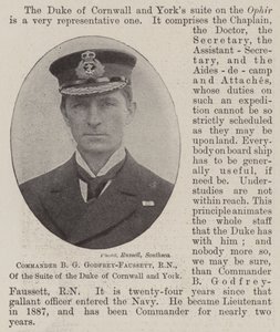 Comandante BG Godfrey-Faussett, RN, da Suíte do Duque da Cornualha e York de English Photographer