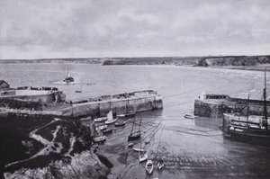 Cornwall: Newquay, o Porto (foto a p/b) de English Photographer