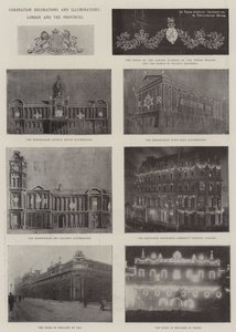 Decorações e Iluminações de Coroação, Londres e as Províncias