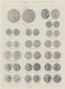 Medalhas de coroação de soberanos ingleses