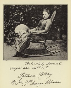 Condessa Tatiana Tolstoi de English Photographer
