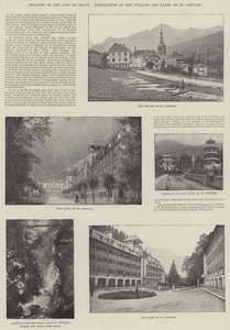 Desastre nos Alpes de Sabóia, Destruição da Vila e Termas de São Gervais