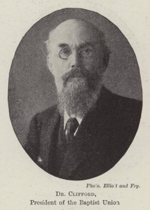 Dr. Clifford, Presidente da União Batista de English Photographer