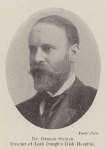 Dr. George Stoker, diretor do hospital irlandês Lord Iveaghs de English Photographer
