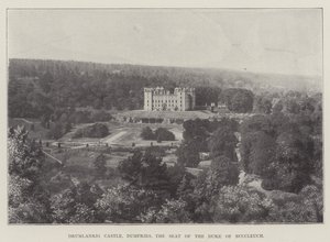 Castelo de Drumlanrig, Dumfries, a sede do duque de Buccleuch de English Photographer