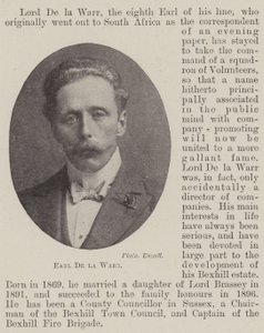 Earl De la Warr de English Photographer