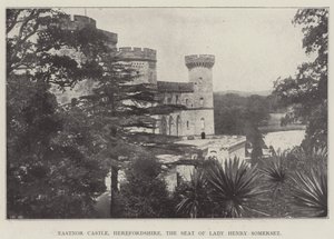 Castelo de Eastnor, Herefordshire, a sede da senhora Henry Somerset de English Photographer