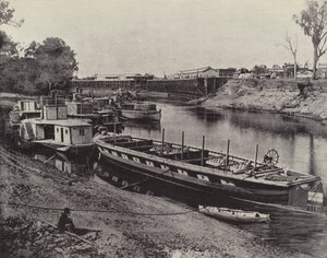 Echuca Wharf, Rio Murray de English Photographer