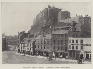 Castelo de Edimburgo (Guarnição Militar), de Grassmarket de English Photographer