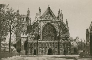 Catedral de Exeter, Frente Oeste de English Photographer