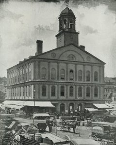 Faneuil Hall, Boston (foto a p/b) de English Photographer