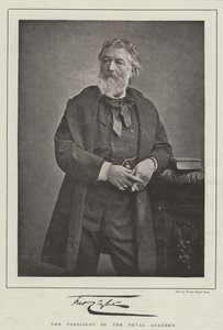 Frederic Leighton, o presidente da Royal Academy