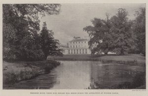 Casa Frogmore, onde o rei Edward residirá durante as alterações no Castelo de Windsor de English Photographer
