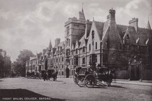 Frente Baliol College, Oxford de English Photographer