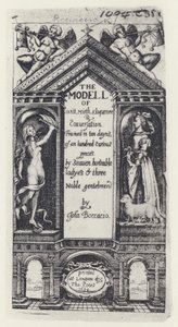 G Boccaccio, The Modell of Witt, Decameron, T Cotes for B Allen e W Hope 1634 (foto a p/b) de English Photographer