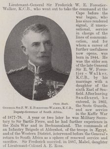 General Sir FWE Forestier-Walker, KCB, vice-governador da África do Sul