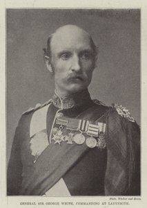 General Sir George White, comandante em Ladysmith de English Photographer