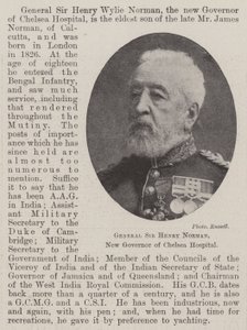 General Sir Henry Norman, novo governador do Hospital Chelsea de English Photographer