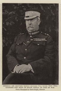 General Sir Redvers Henry Buller, VC, GCB, que comandará nosso exército na África do Sul em caso de guerra de English Photographer