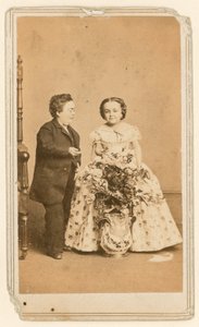 General Tom Thumb e sua esposa de English Photographer