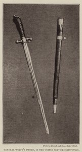 General Wolfes Sword, na United Service Institute de English Photographer
