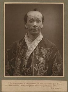 George Grossmith como Ko-Ko no Mikado de English Photographer
