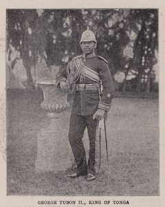 George Tubon II, rei de Tonga de English Photographer