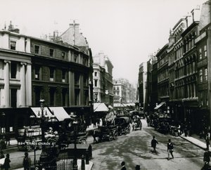 Grace Church Street, em Londres de English Photographer