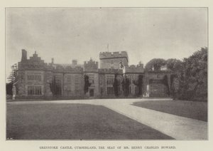 Greystoke Castle, Cumberland, a sede do Sr. Henry Charles Howard de English Photographer