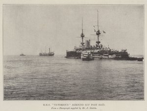 HMS vitorioso encalhado em Port Said de English Photographer
