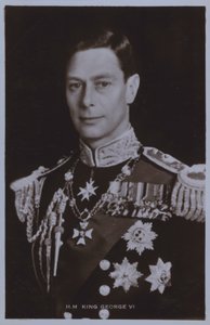 HM Rei George VI (foto a p/b) de English Photographer