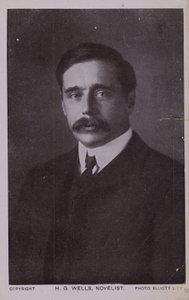 HG Wells (1866-1946), romancista inglês de English Photographer