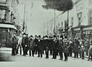 Hare Street: inauguração do ferry de Woolwich, 1889 de English Photographer