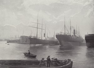 Pátio de navios de Harland e Wolffs, Belfast de English Photographer