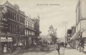 Harrison Street, Joanesburgo (foto a p/b) de English Photographer