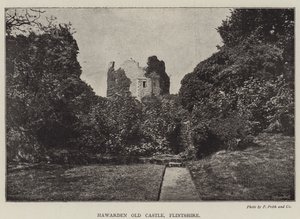 Castelo velho de Hawarden, Flintshire de English Photographer
