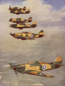 Hawker Hurricanes (fotografia a cores) de English Photographer