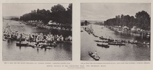 Regata de Henley no ano da coroação, duas calorias importantes de English Photographer