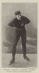 Henrik Lindahl, campeão de patinação, vencedor do campeonato inglês de patinação de English Photographer