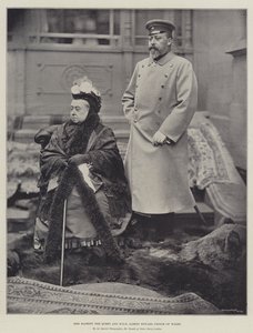 Sua Majestade a Rainha e Sua Alteza Real Albert Edward, Príncipe de Gales