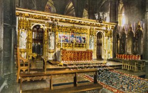 Altar alto, Abadia de Westminster, Londres de English Photographer