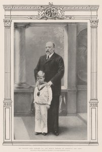 Sua Majestade o Rei Eduardo VII e o Príncipe Eduardo da Cornualha e York