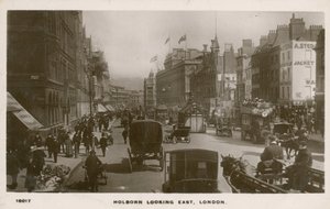 Holborn olhando para o leste, Londres de English Photographer