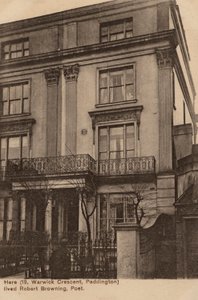 Casa do poeta Robert Browning de English Photographer