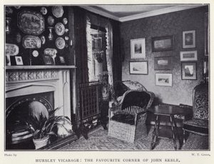 Hursley Vicarage, o canto preferido de John Keble (foto a p/b) de English Photographer